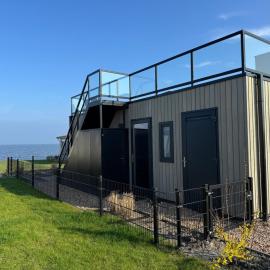 Enkhuizer Strand Cube Elite Hafenpanorama mit Dachterrasse Haus Nr 339