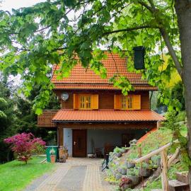 Ferienhaus Sonnenblick Entspannung mit Sauna Kamin und Balkon