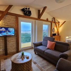 Auszeit in der Ferienwohnung Heuboden am SchilfMeerhof