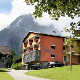 Hotel Garni Madrisa, hotel Brandban