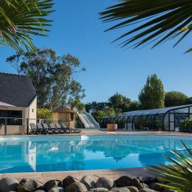 mobil home 6 pers camping 4 étoiles domaine de la pommeraie tregunc bretagne, hotel Tréguncben
