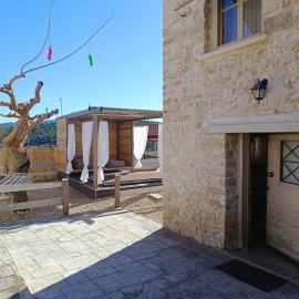 Agios Ioannis Stone Cottage with Private Heated Pool & Hydro-massage