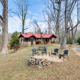 Peaceful Hendersonville Cabin - Hot Tub & Fire Pit, hotel in Hendersonville