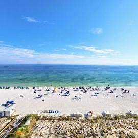 Beachfront condo at Pelican Beach