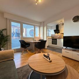 Zentrales 2-Zi Apartment by Rabe - Klimaanlage, Historische Kirche, Smart-TV, Netflix, hotel in Karlsruhe