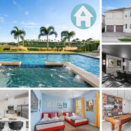 Modern House with Pool TheaterGames near Disney, hotel i Loughman