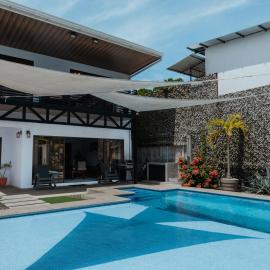 Private home with resort style swimming pool