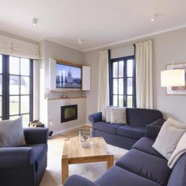 Reetland am Meer - Luxus Reetdachvilla mit 3 Schlafzimmern, Sauna und Kamin G05