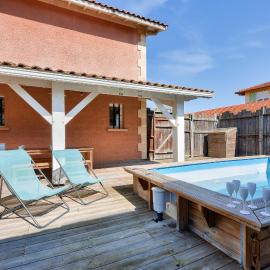 950m de la plage - Maison pour 10 avec piscine