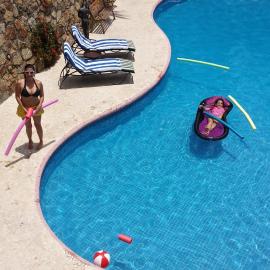 Villa Costa Chica Comodisimo piscina gigante jardines, Hotel in Acapulco