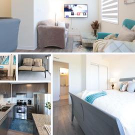 Luxurious Condo Apartment 1BR-1BA-1Office free parking, hotel u gradu Brampton