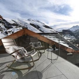 Chalets Horizon Blanc - Vue exceptionnelle Loup Blanc -Sauna extérieur Ours des Glaces -5 étoiles