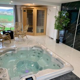 Superbe appartement avec spa privatif، فندق في Vincelles