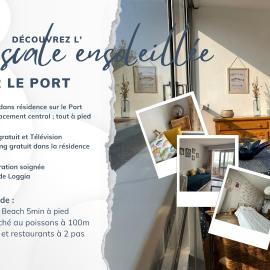 L'Escale ensoleillée, 2 pièces sur le Port proche Juno Beach, hotel in Courseulles-sur-Mer