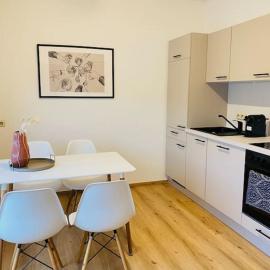Zentrale Wohnung mit Blick auf Burg Altpernstein, hotel Micheldorf in Oberösterreichben