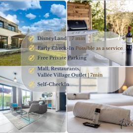 Magny's Oasis - DisneyLand 5min - Private Parking - Terrace & Garden, hotel in Magny-le-Hongre
