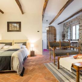 Medieval Stone Retreat with Lake Views