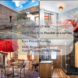 Marvel House - Disneyland 5min, Private Parking, Terrace
