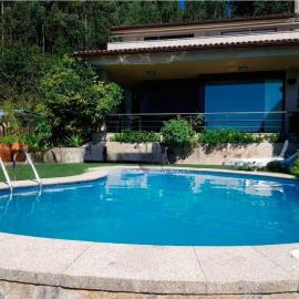 Casa con piscina Sanxenxo