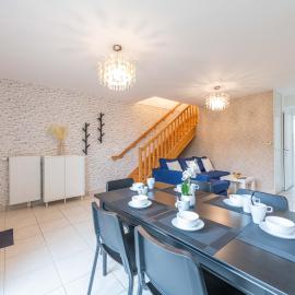 Disney à 10 min: Maison paisible 8P, Wifi, Parking, hotel a Chessy