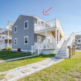 Beach Bliss 1 Block1 From Beach Upstairs Unit, hotelli kohteessa Brigantine