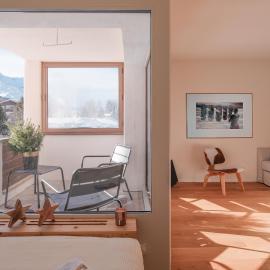 Sils Maria में, होटल Residenza Lagrev - 2 ½ Zimmerwohnung Nr 206 - Typ 25A - 1 Etage - Süd