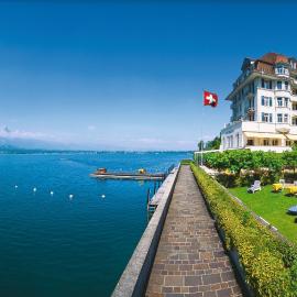 Hotel Restaurant Bellevue au Lac, hotel em Thun