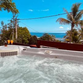 Bungalow Jacuzzi - Pieds dans l'eau