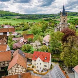 Apartments am Kirchbrunnen in der Rhön - EG Familie und Workation - DG Romantik
