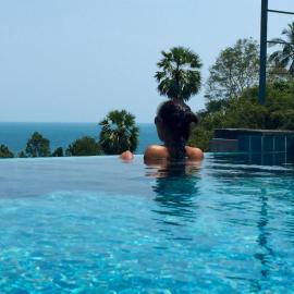 Ko Samui Seaview pool villa Seren with car, Hotel in Laem Set Beach