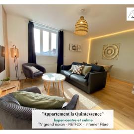 La Quintessence - Spacieux 75m2 - 2Ch - 6 pers - Ascenseur - Au Calme, hótel í Arras