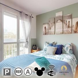 Proche Disney & Paris-2 min gare, hotel in Noisy-le-Grand