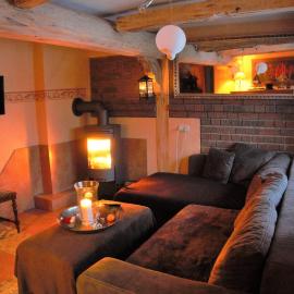 Altes Landhaus Oste, Klavier Appartement, 2 Zimmer mit Kamin