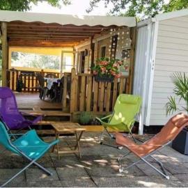 Mobilhome 6 personnes, hotel in Parentis-en-Born