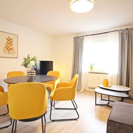 Blossfeld-Apartments XL-Ferienwohnung Jena Zentrum, 2 Schlafzimmer, W-Lan, Waschtrockner, inkl kostenlosem Parkplatz, hotel a Jena