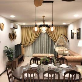 MH Homestay 3R2B Condo very near to KLCC, Free Wi-Fi, Netflix & Parking