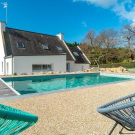 Villa Ti Vakansou - Avec piscine privée, hotel a Clohars-Carnoët