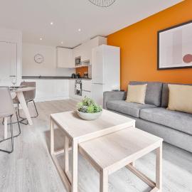 Viesnīca StayZeni, Hardwick House Derby Modern 1 Bed Flat pilsētā Dārbija