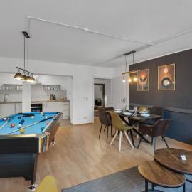 Charysma - Billard-Loft, Fußgängerzone, Schlafzimmer mit Smart-TV, Parkplatz