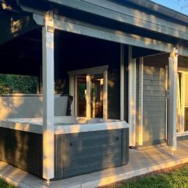 Wellnorama 2 - WellnessFerienhaus mit Pool, Sauna und eigenem Whirlpool mitten in Deutschland