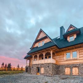 Dom z widokiem na Wierchy - panorama na Tatry - Traditional folk house