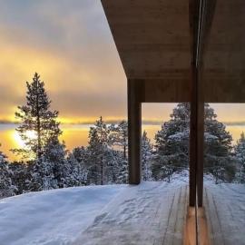 Ny hytte i Malangen, hotell i Nordby