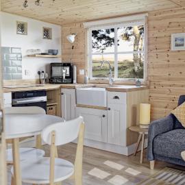 Scandi Cabin On A Hill, With Stunning Views Across Cornwall