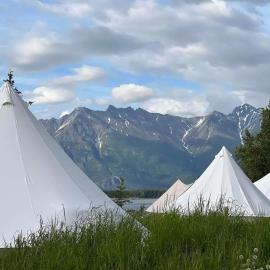 Palmer में, होटल Lulu's Glamping Tents and Events with Exceptional River View