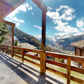 Charming alpine studio in the Val d'Anniviers, viešbutis mieste Sen Liukas