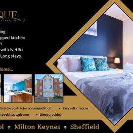 4BR Contractor Town House 2.5bathrooms, 2 free parking spaces managed by Chique Properties, hotel in Milton Keynes