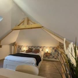 Thuit de l'Oison - Magnifique appart F2 duplex, hotell i Le Thuit-Simer
