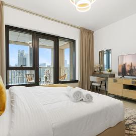 Luxury Studio, 29 Boulevard near Burj Khalifa Downtown - Chalet Homes, hotel no Dubai
