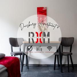 Livemore24 - Apartment 4 in Duisburg WLAN - Smart-TV - 24-7 Check-in und Küche