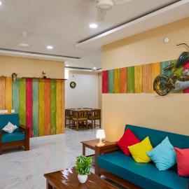 Chill Place:3BHK AC Retro House @FinancialDistrict , Near US Embassy